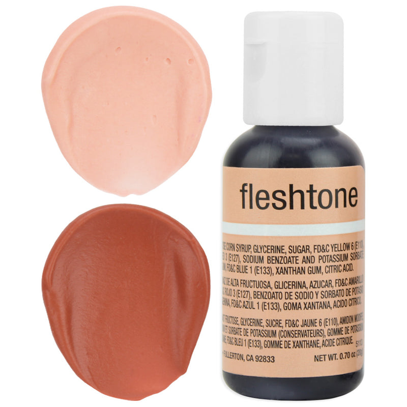 Sienna (Fleshtone) Chefmaster Gel Food Coloring