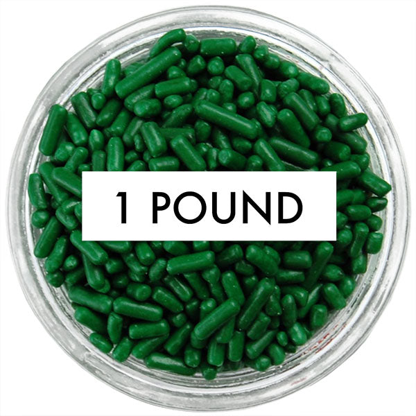 Forest Green Jimmies 1 LB