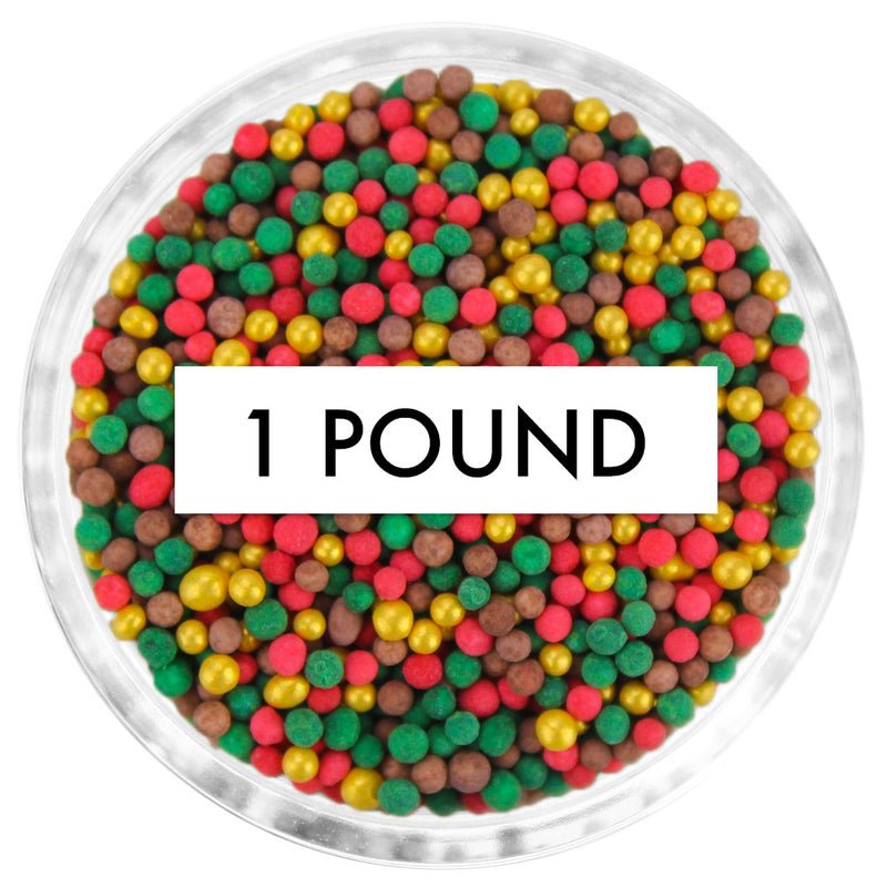 Gingerbread House Non-Pareils Blend 1 LB