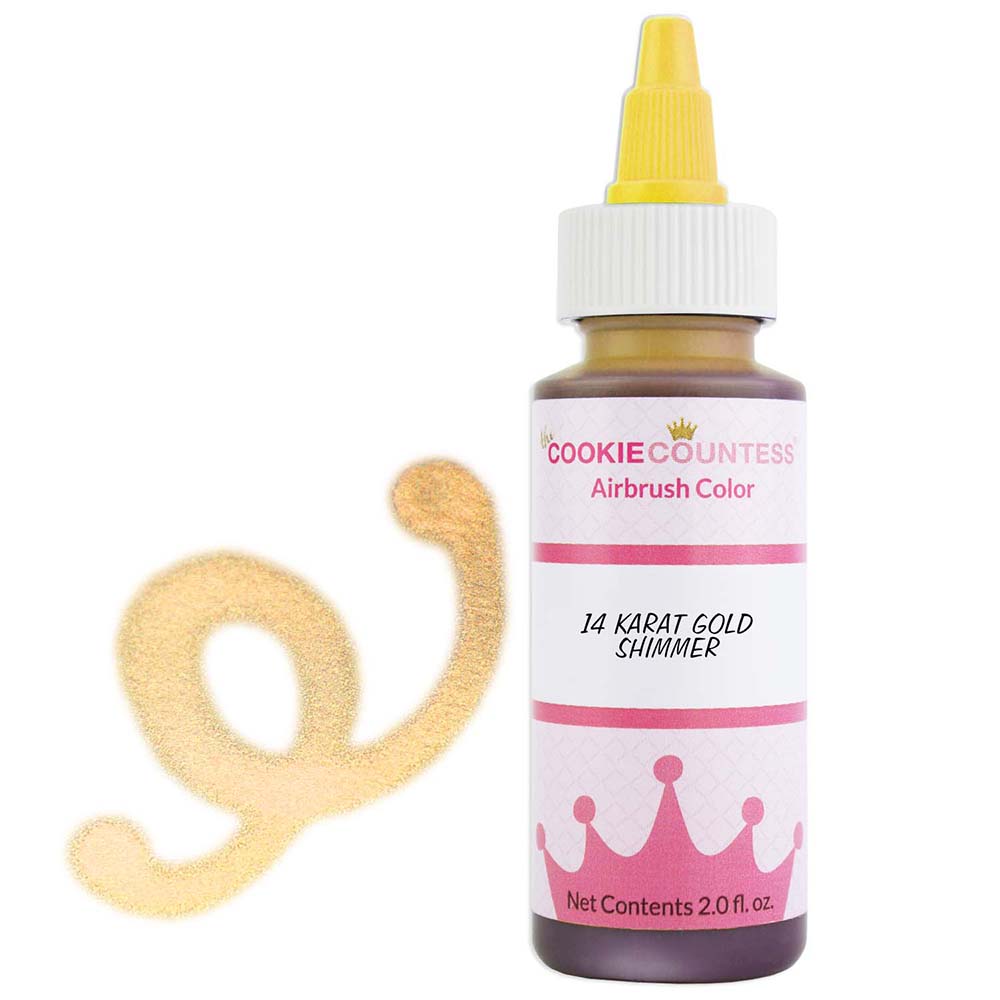 14 Karat Gold Shimmer Airbrush Coloring 2 OZ