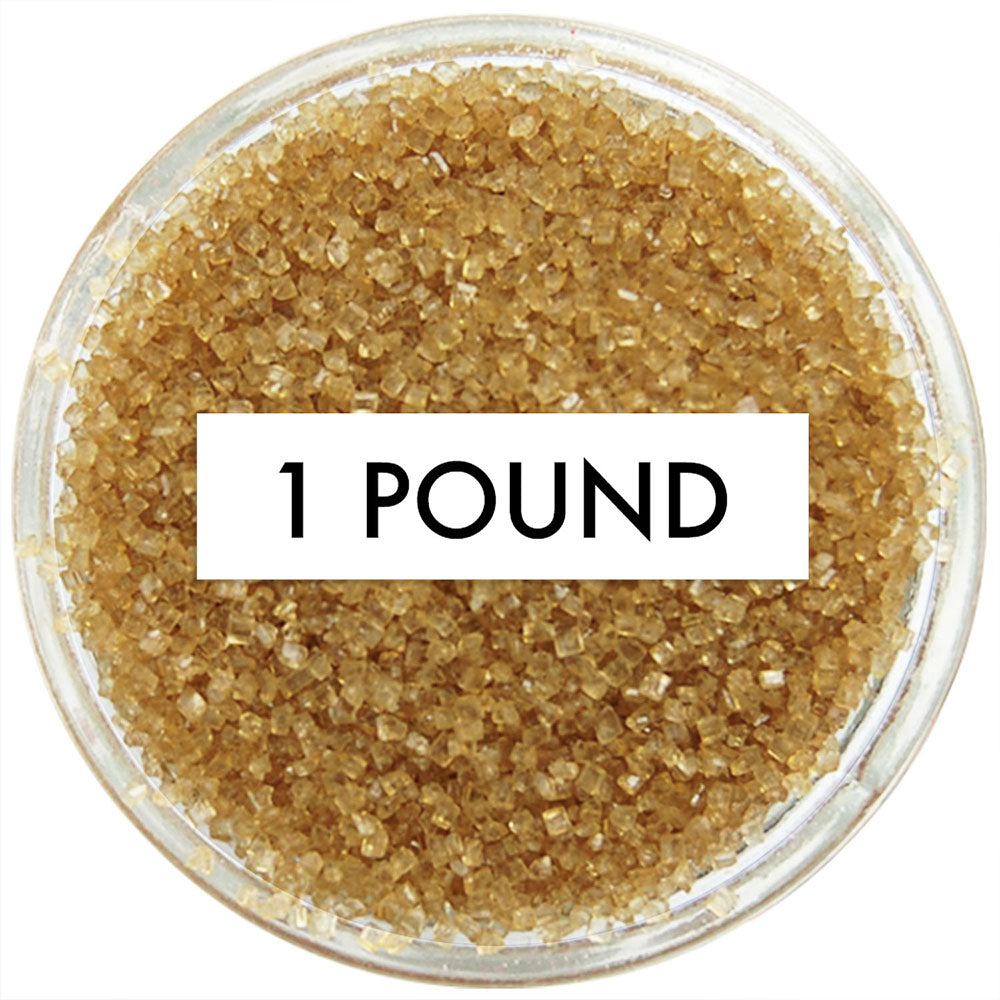 Gold Sanding Sugar 1 LB