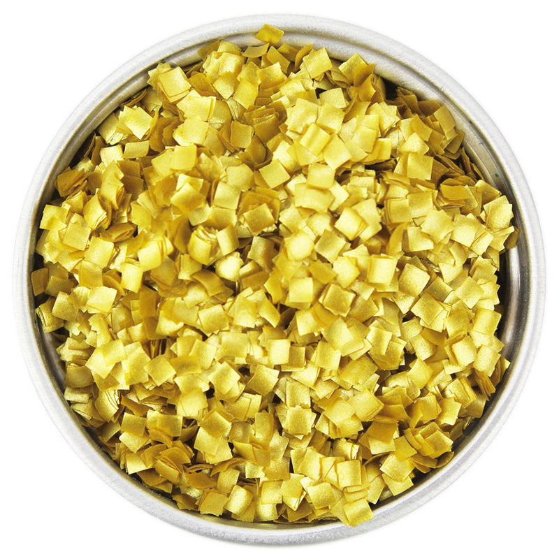 Gold Square Edible Glitter