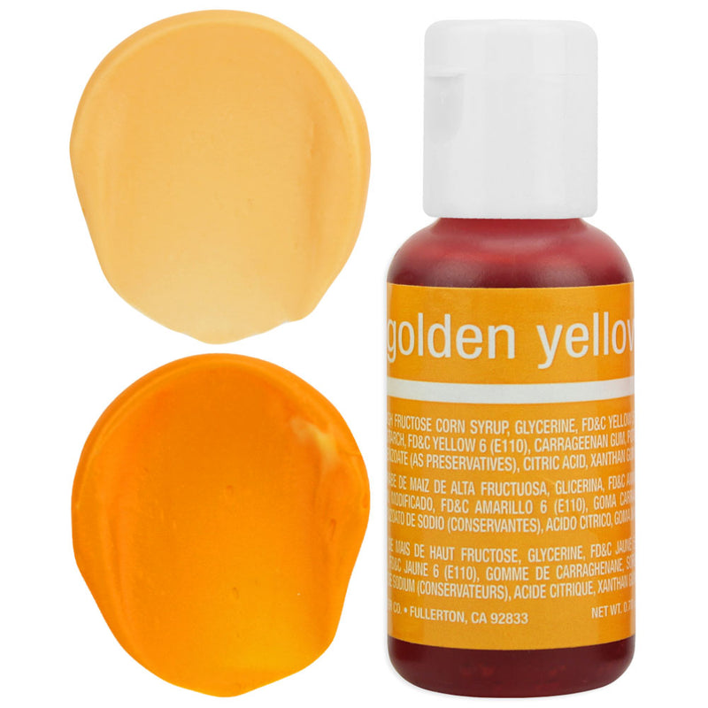 Golden Yellow Chefmaster Gel Food Coloring