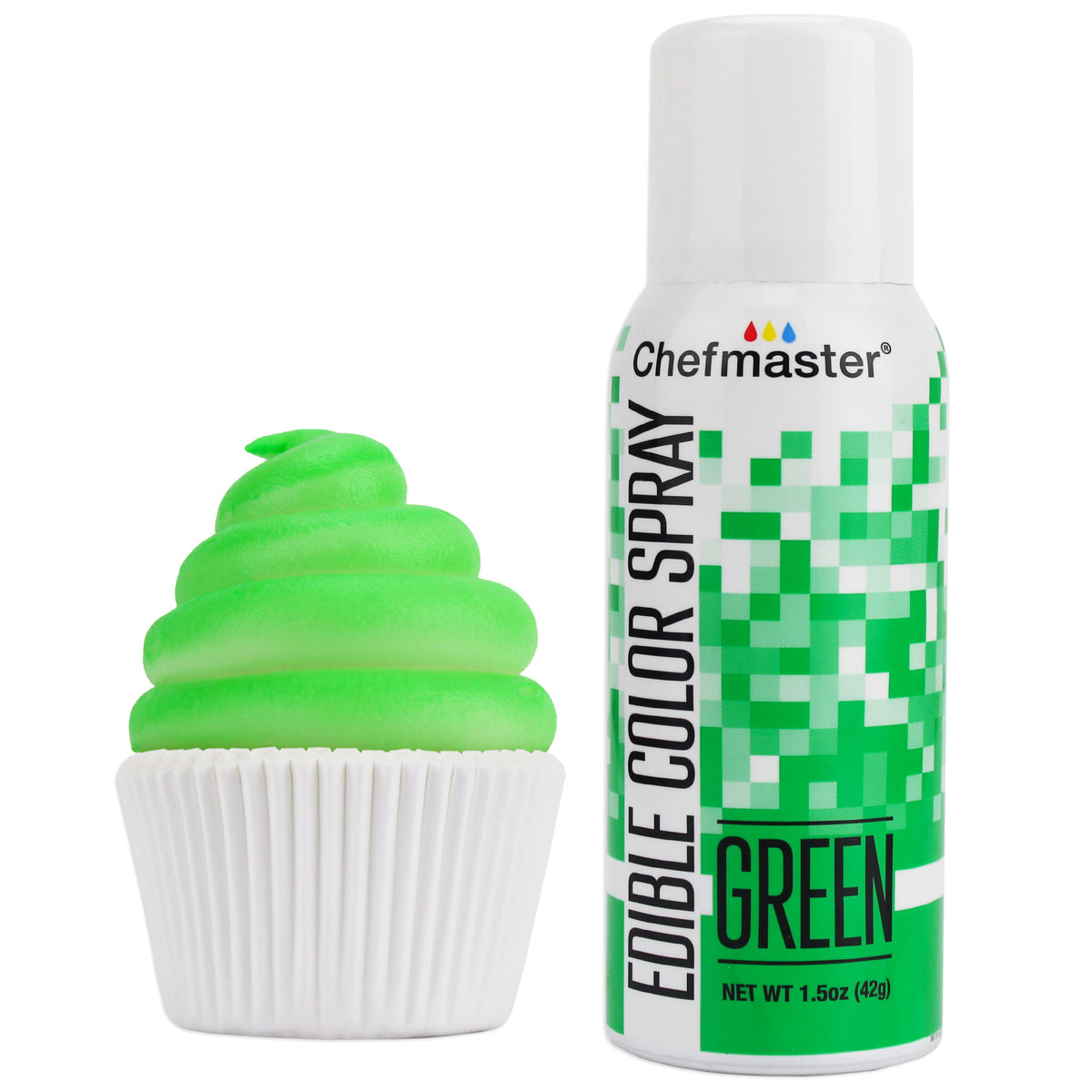 Green Chefmaster Spray Food Coloring