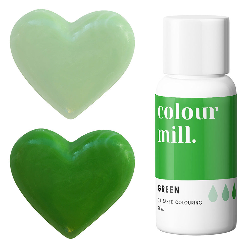 Green Colour Mill Oil Based Food Coloring