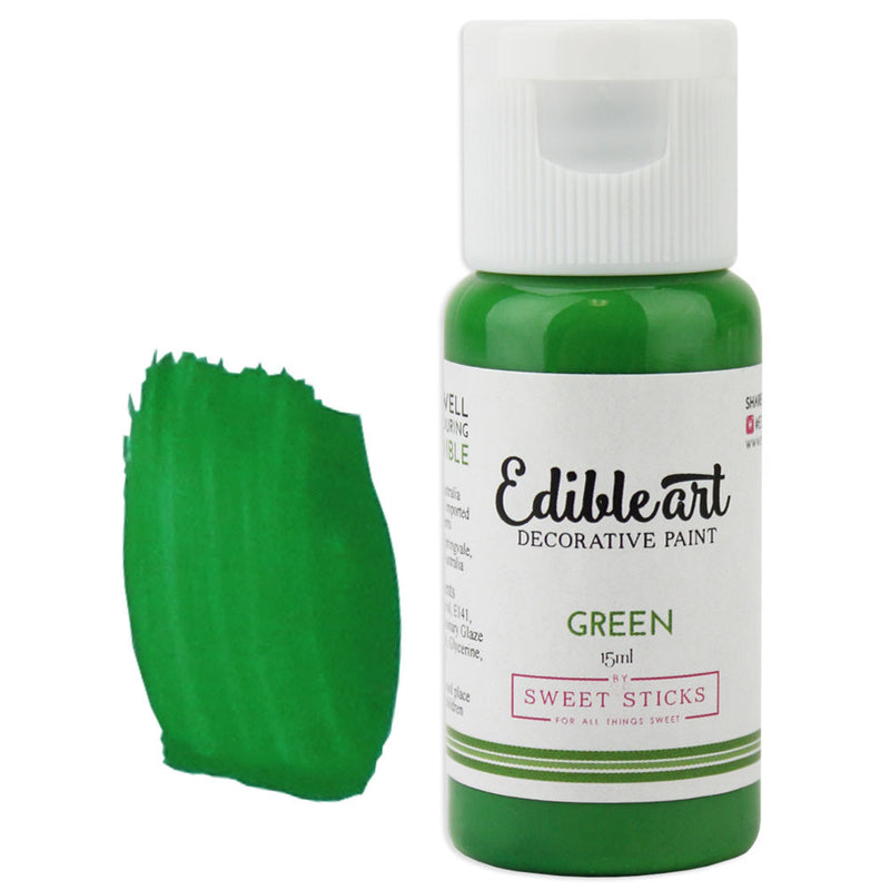 Green Edible Paint