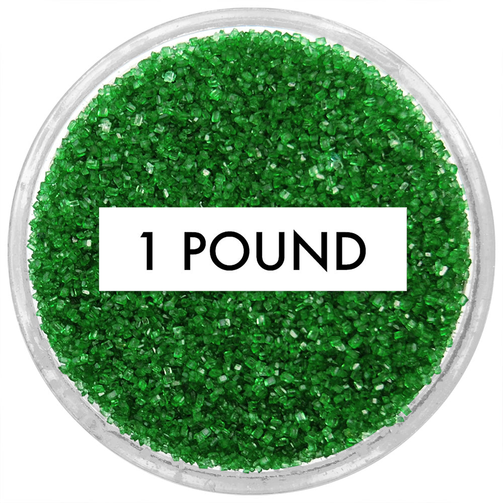 Green Sanding Sugar 1 LB