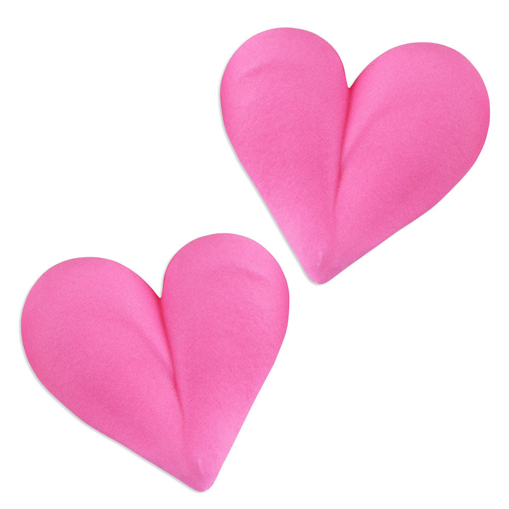 Jumbo Pink Icing Hearts