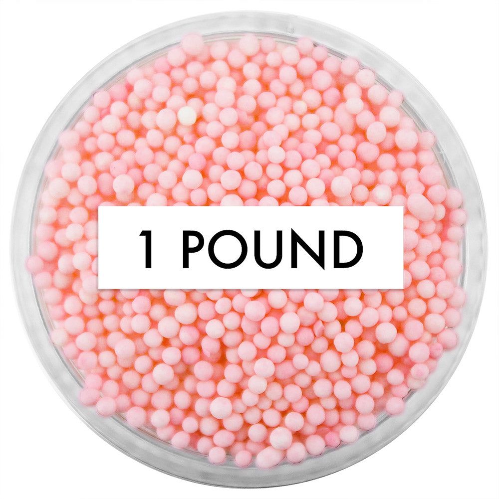 Light Coral Pink Non-Pareils 1 LB