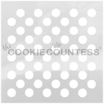 Medium Polka Dots Cake & Cookie Stencil