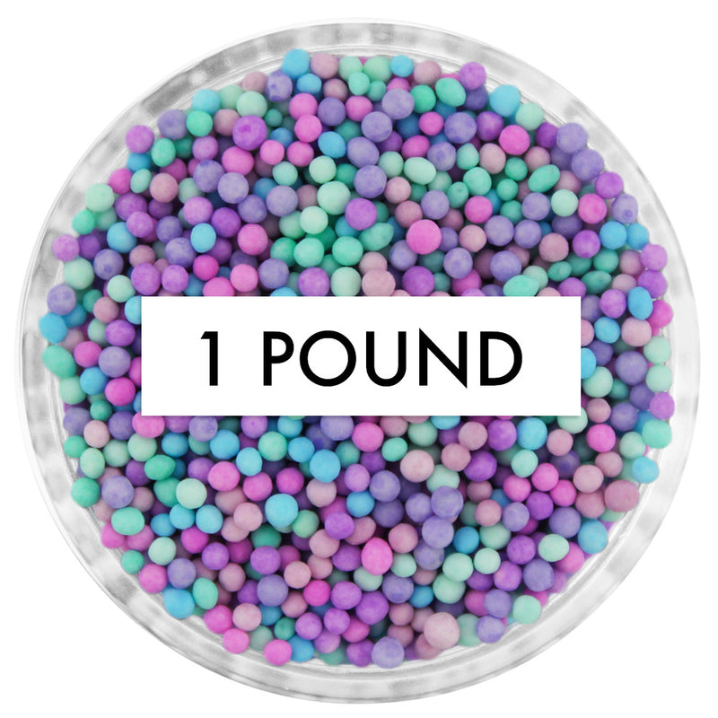 Mermaid Rainbow Non-Pareils Blend 1 LB