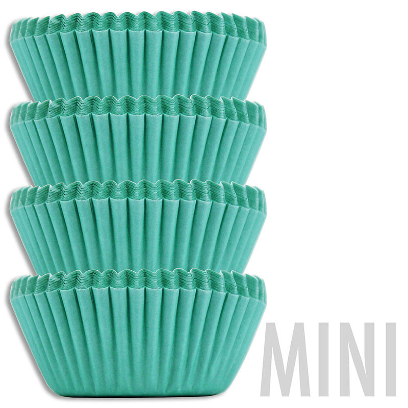 Mini Aqua Baking Cups