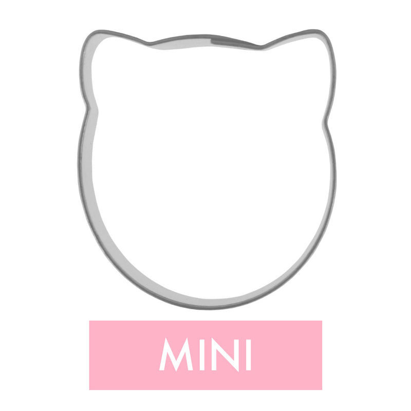 Mini Cat Face Cookie Cutter
