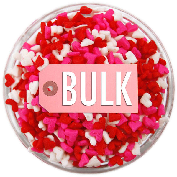 Mini Heart Sprinkles BULK