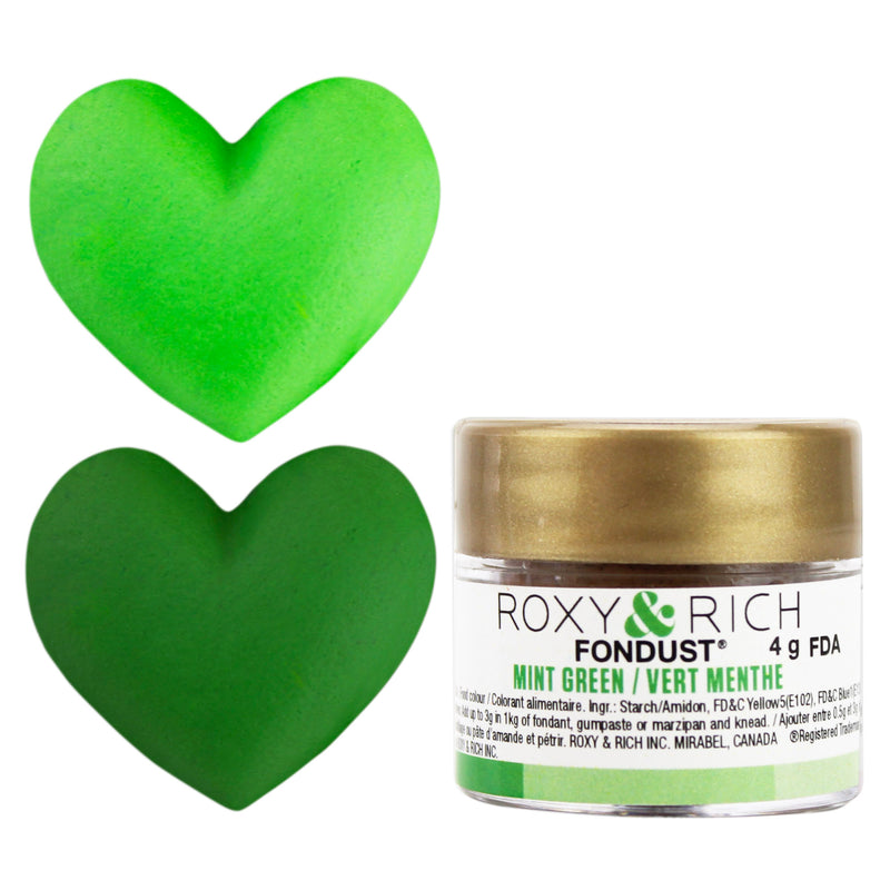 Mint Green Fondust Food Coloring Powder - Roxy & Rich