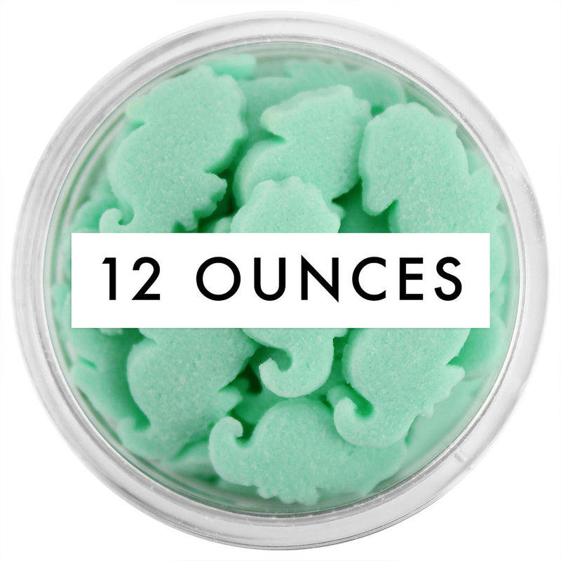 Mint Green Seahorse Sprinkles 12 OZ