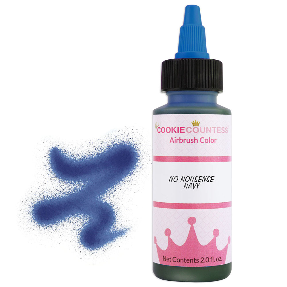 No Nonsense Navy Blue Airbrush Coloring 2 OZ