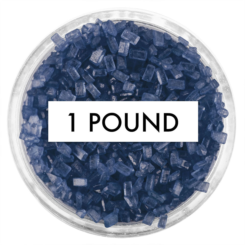 Navy Blue Chunky Sugar 1 LB