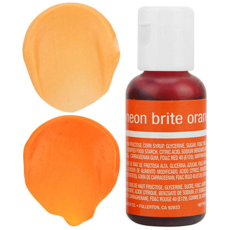 Neon Orange Chefmaster Gel Food Coloring