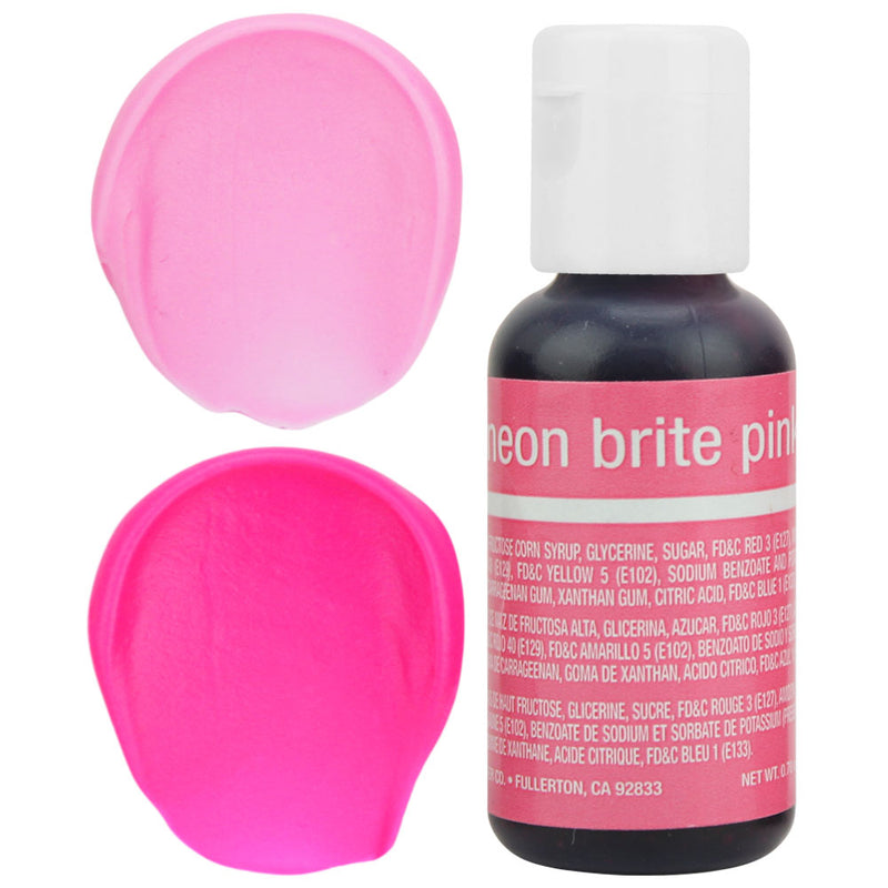 Neon Pink Chefmaster Gel Food Coloring
