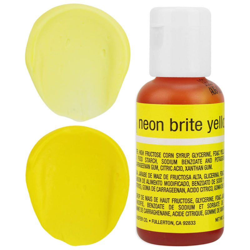 Neon Yellow Chefmaster Gel Food Coloring