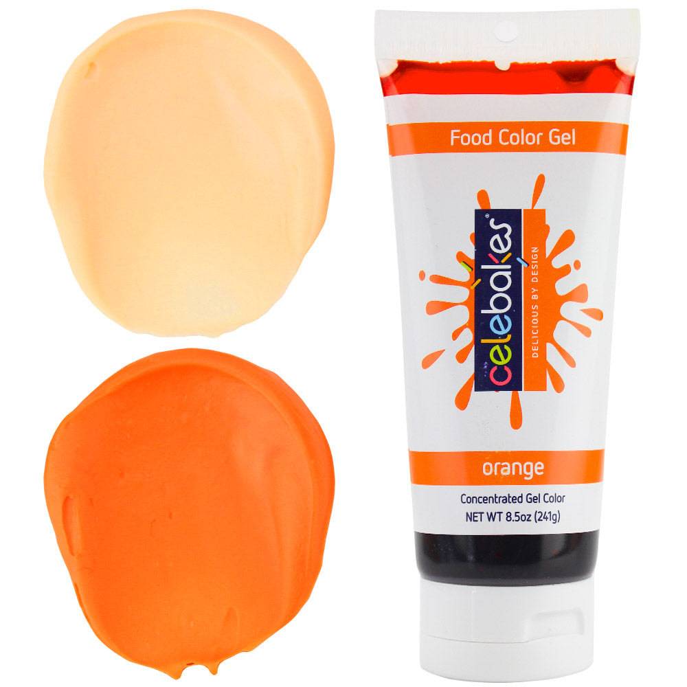 Orange Gel Food Coloring - Celebakes 8.5 OZ