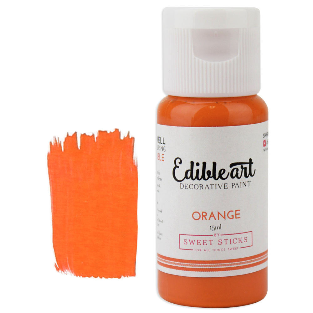 Orange Edible Paint