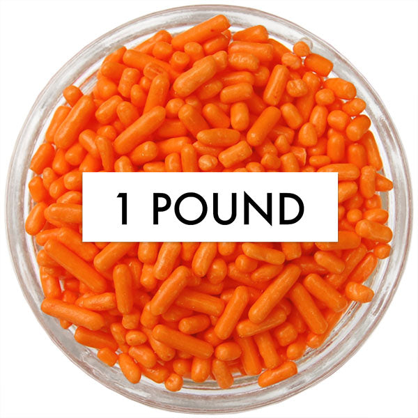 Orange Jimmies 1 LB