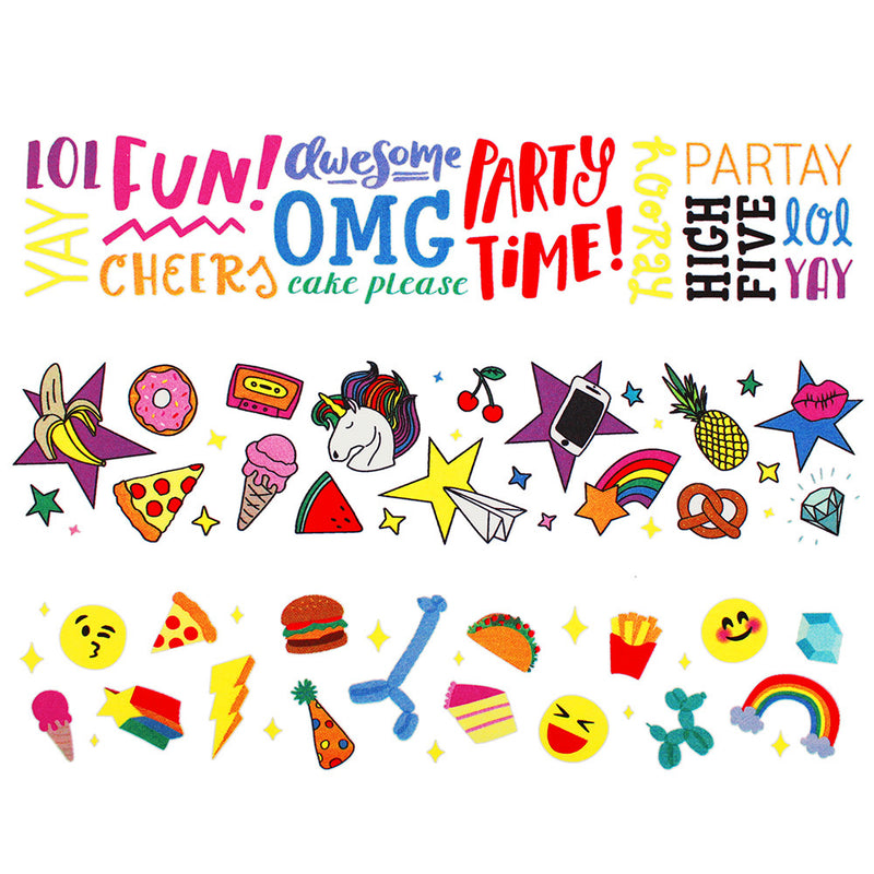 Party Doodles Edible Image Strips