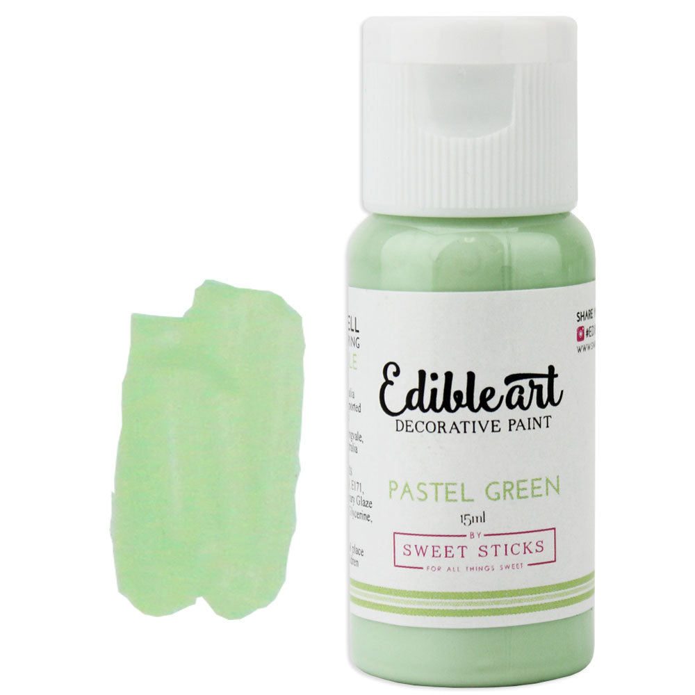 Pastel Green Edible Paint