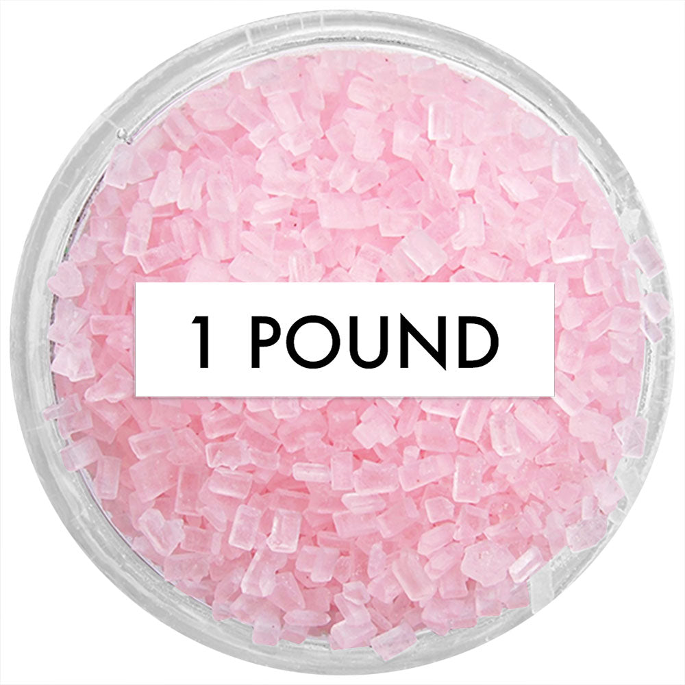 Pastel Pink Chunky Sugar 1 LB