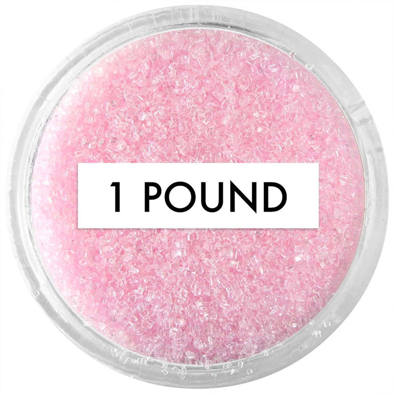 Pastel Pink Sanding Sugar 1 LB