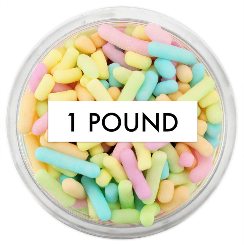 Pastel Rainbow Jimmies Blend 1 LB