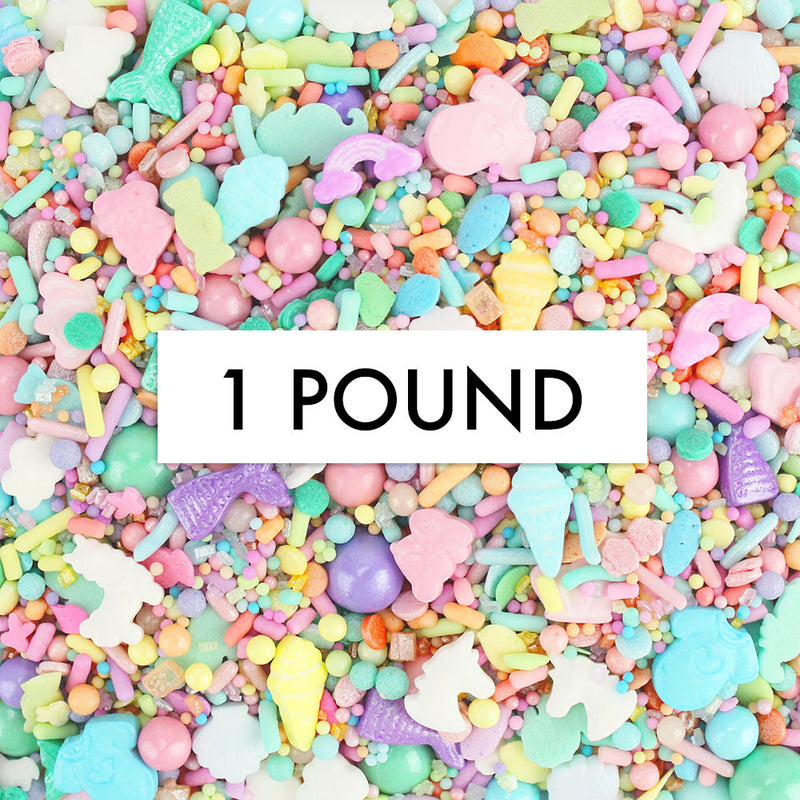 Pastel Rainbow Sprinkle Surprise Sprinkle Blend 1 LB
