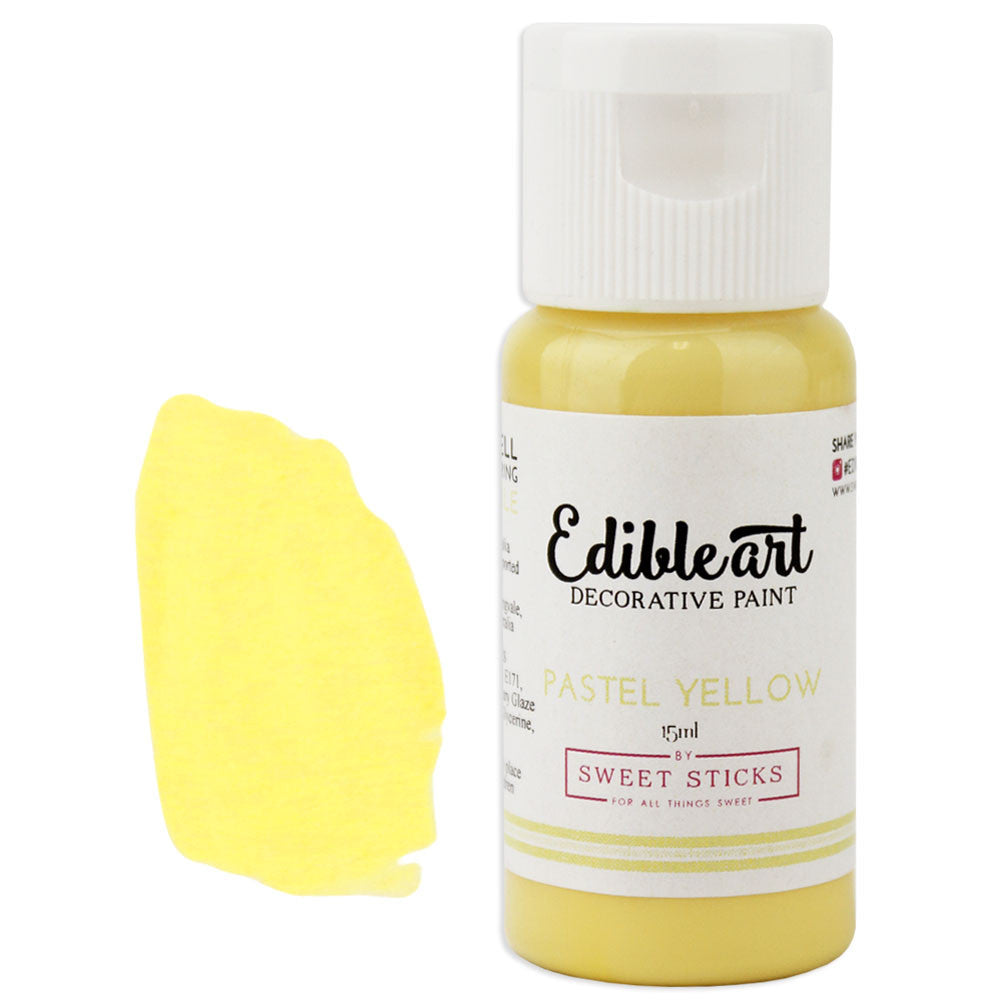 Pastel Yellow Edible Paint – Layer Cake Shop