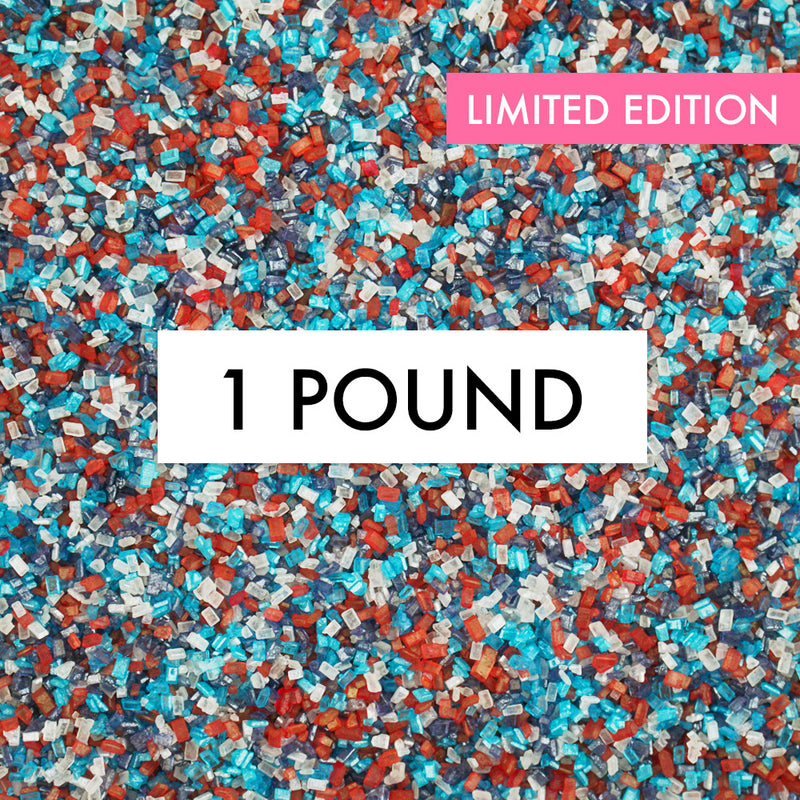 Patriotic Chunky Sugar Blend 1 LB