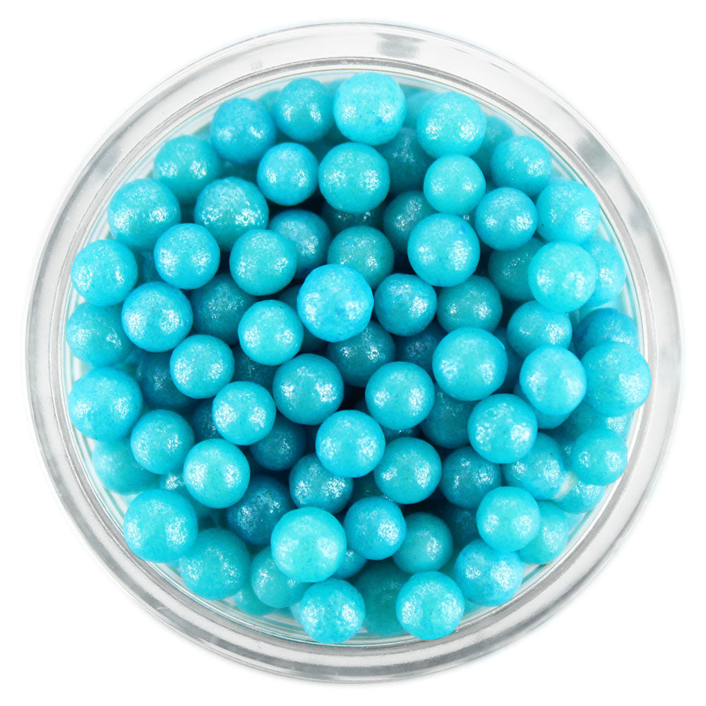 Pearly Blue Sugar Pearls