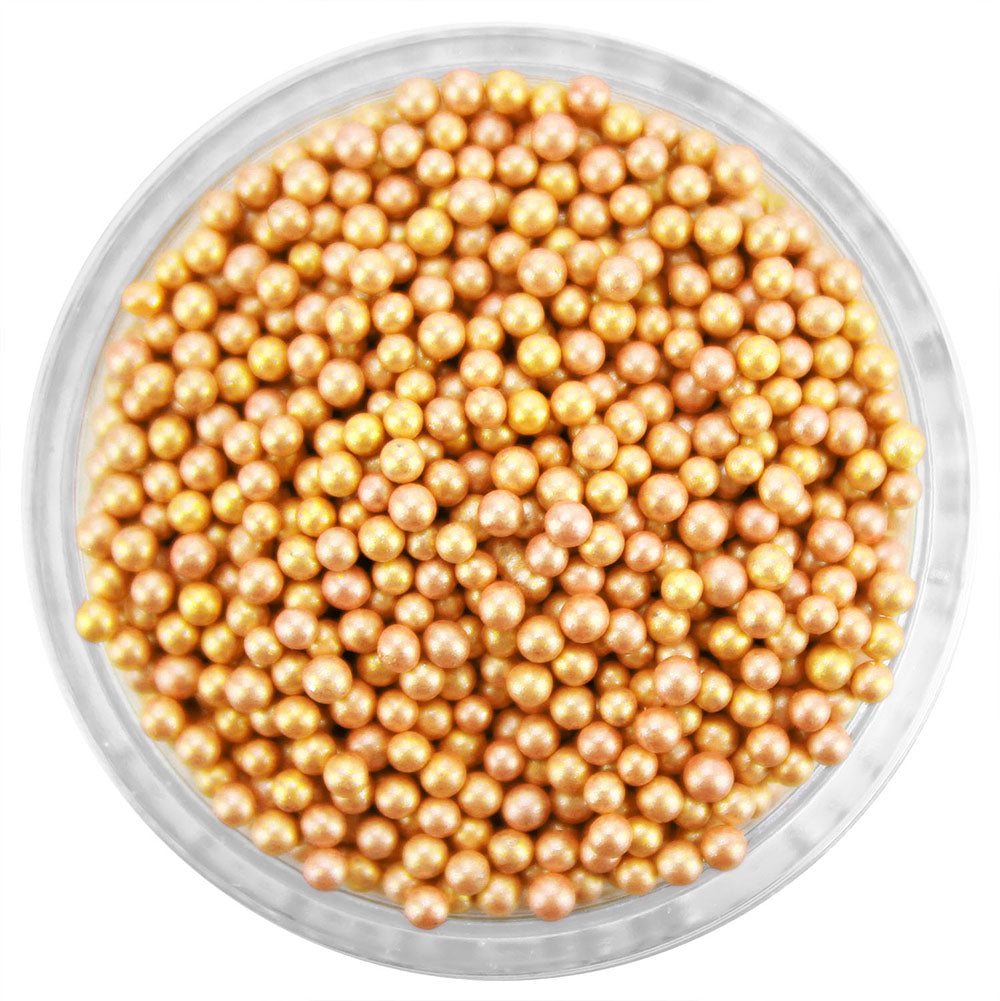 Pearaly Pearly Gold Nonpareils Sprinkles – Layer Cake Shop