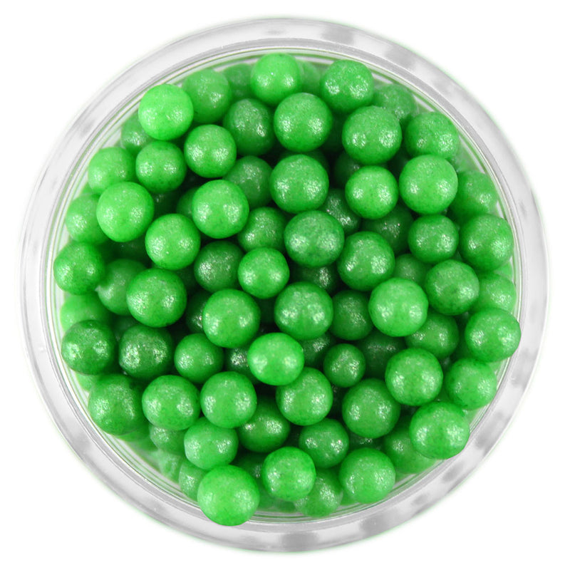 Pearly Green Sugar Pearls
