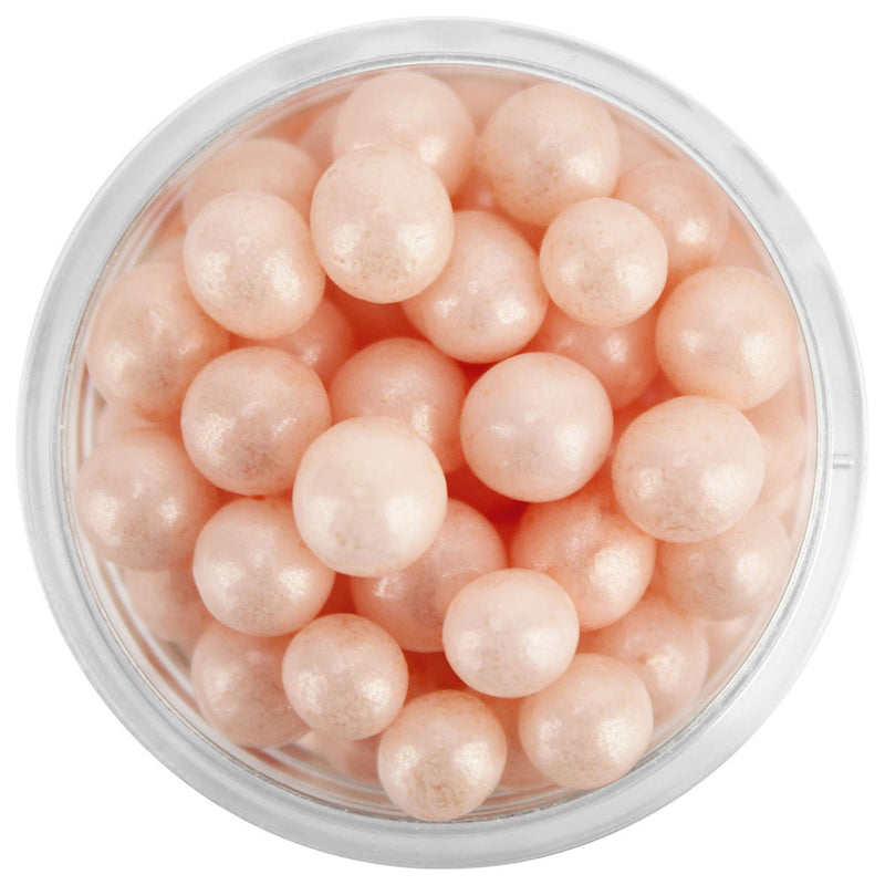 Pearly Ivory Pink Sugar Pearls 6MM