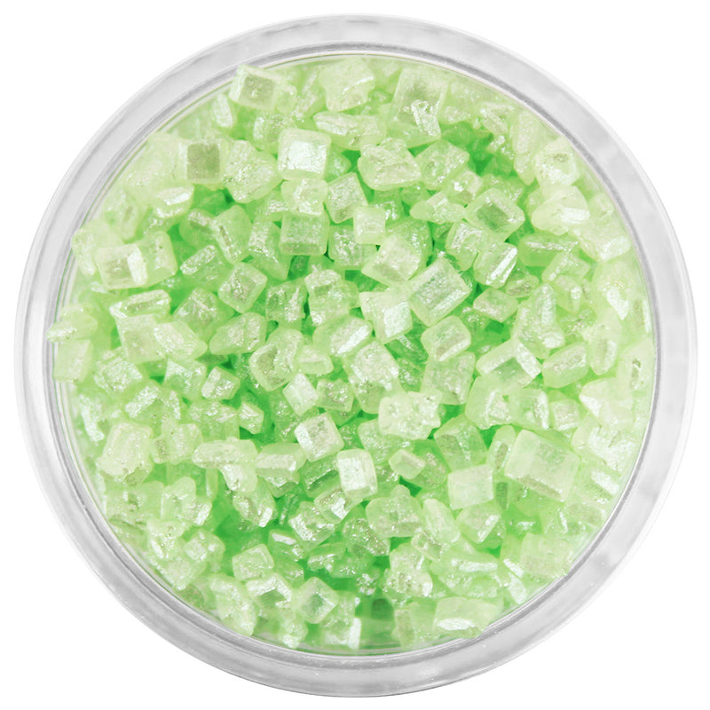 Pearly Light Green Chunky Sugar