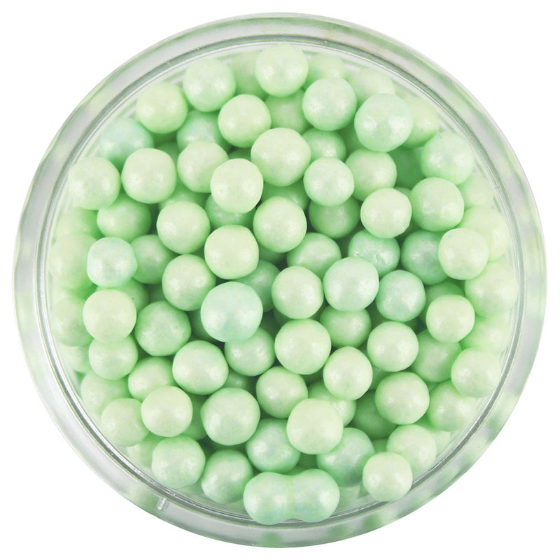 Pearly Light Green Sugar Pearls