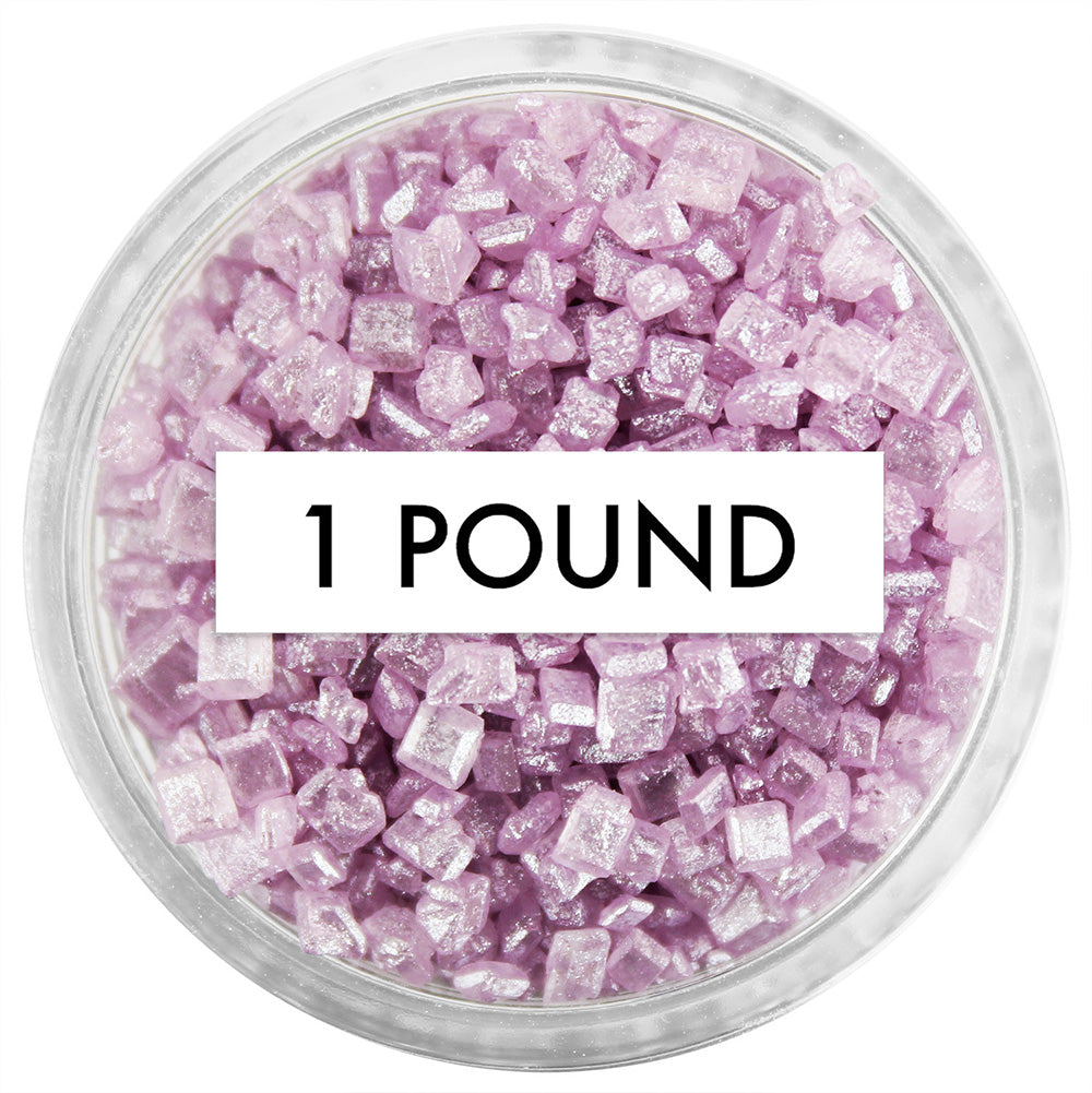 Pearly Light Purple Chunky Sugar 1 LB