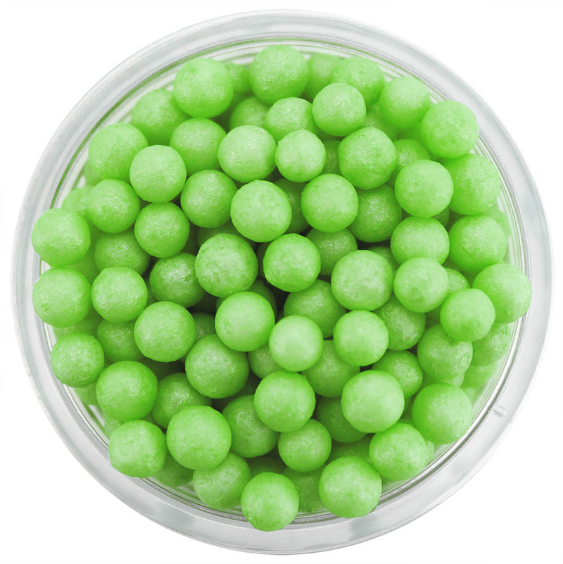 Pearly Lime Green Sugar Pearls