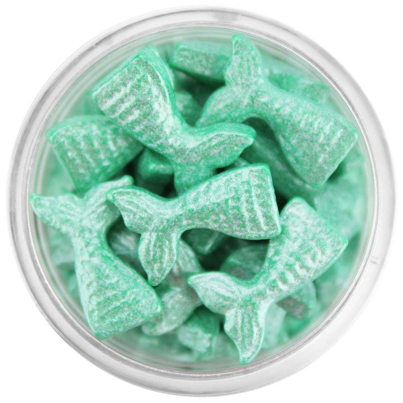Pearly Mint Green Mermaid Tail Candy Sprinkles