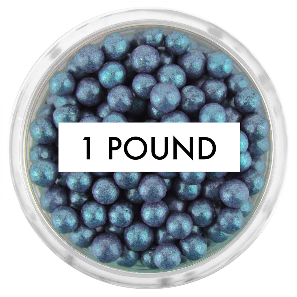 Sugar Pearls - Blue (100g / 3.5 oz)