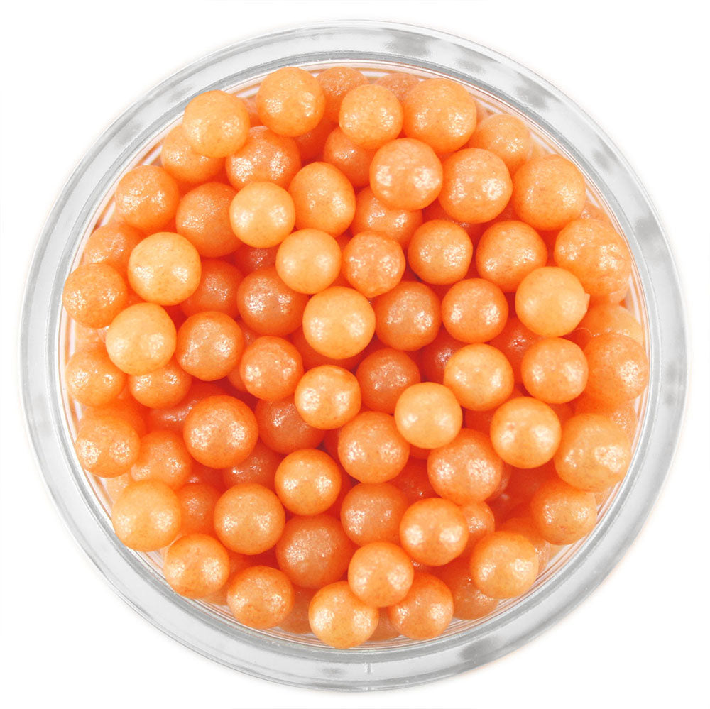 Pearly Orange Sugar Pearls