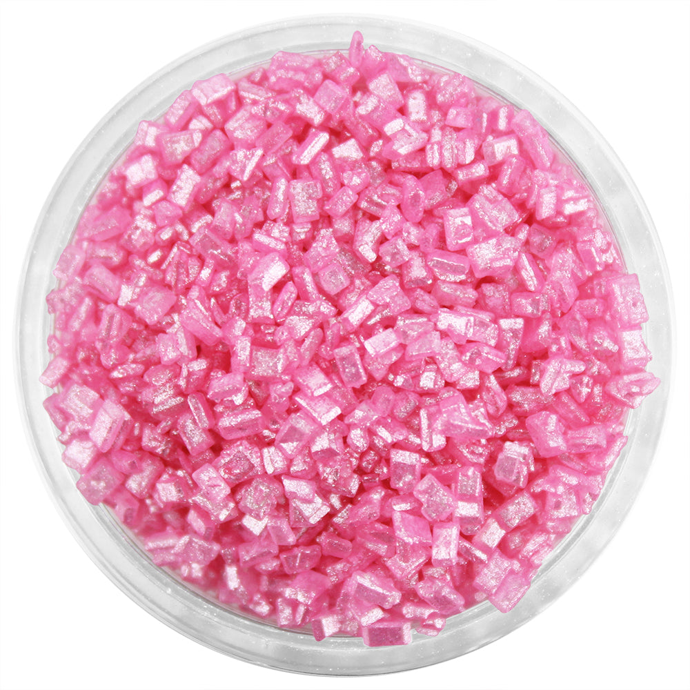 Pearly Pink Chunky Sugar