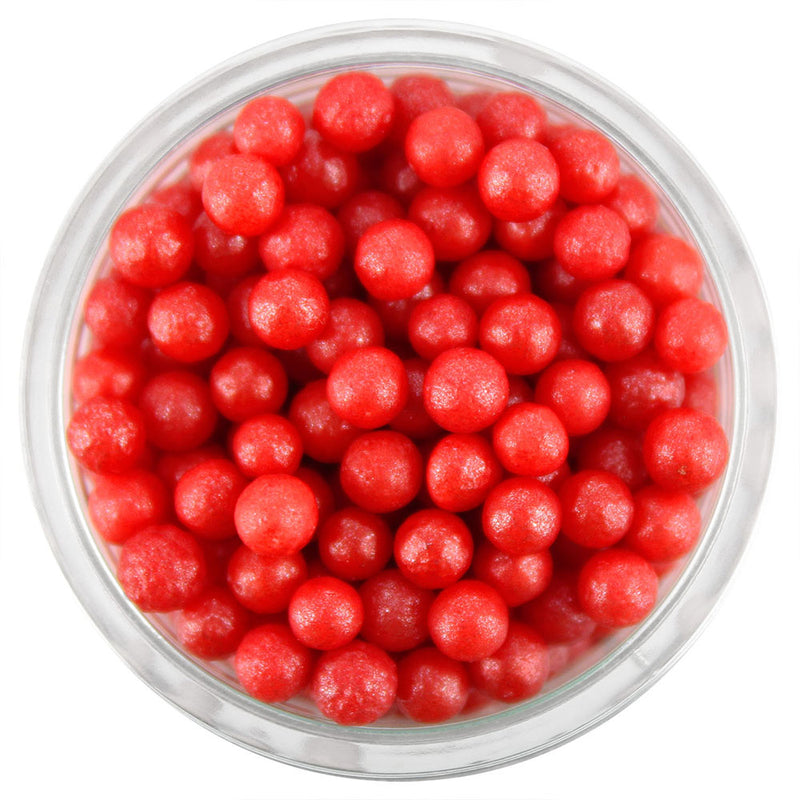 Pearly Red Sugar Pearls