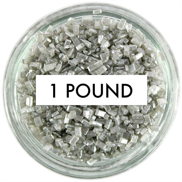 Pearly Silver Chunky Sugar 1 LB